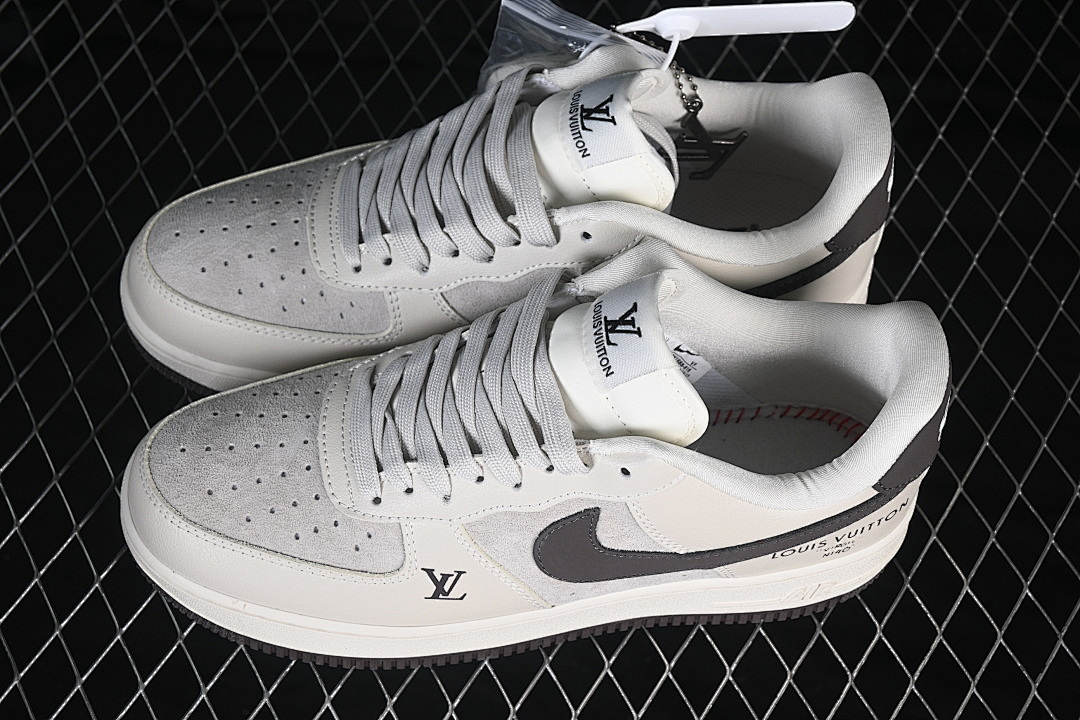 Nike [DN1688-816]-[AIR FORCE 1 07 LOW CASUAL SNEAKERS WHITE/GREY]-[WOMAN:36-39]-[MAN:40-45] - Image 11