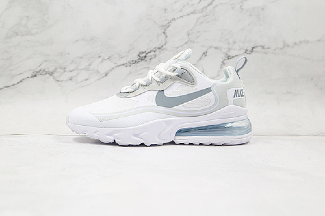 Nike Nike [CV1632-100]-[AIR MAX 270 REACT WHITE/LIGHT SMOKE GREY/PURE PLATINUM]-[WOMAN:36-39]-[MAN:40-45], photo 1