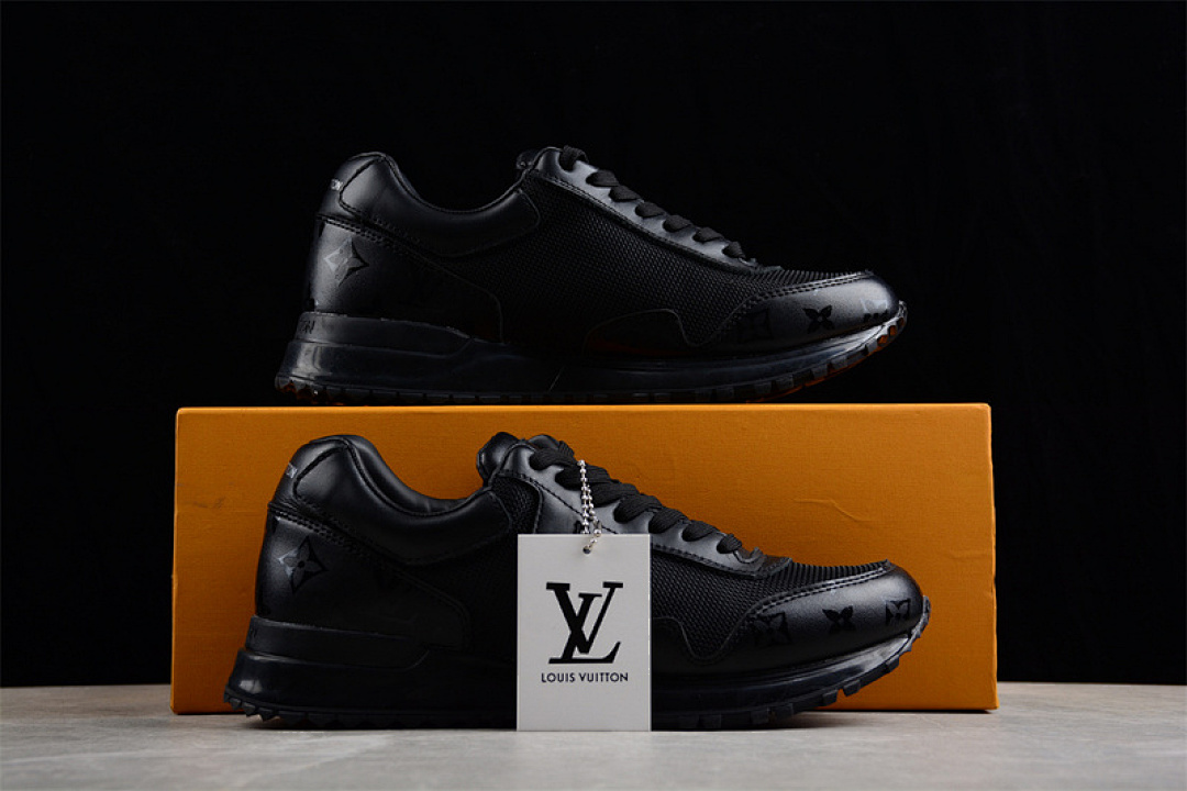 Louis Vuitton [0317174H56]-[L*V RUN AWAY SNEAKERS BLACK]-[WOMAN:36-39]-[MAN:40-45] - Image 6