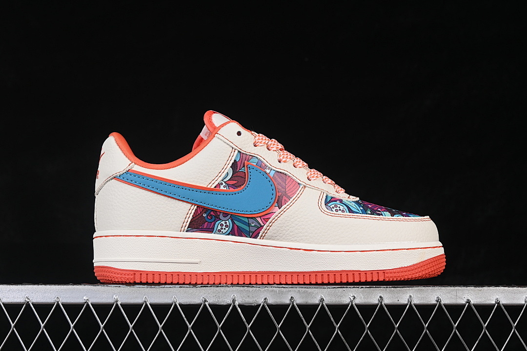 Nike [XL1979-125]-[AIR FORCE 1 07 LOW CASUAL SNEAKERS RED/WHITE/BLUE]-[WOMAN:36-39]-[MAN:40-45] - Image 15
