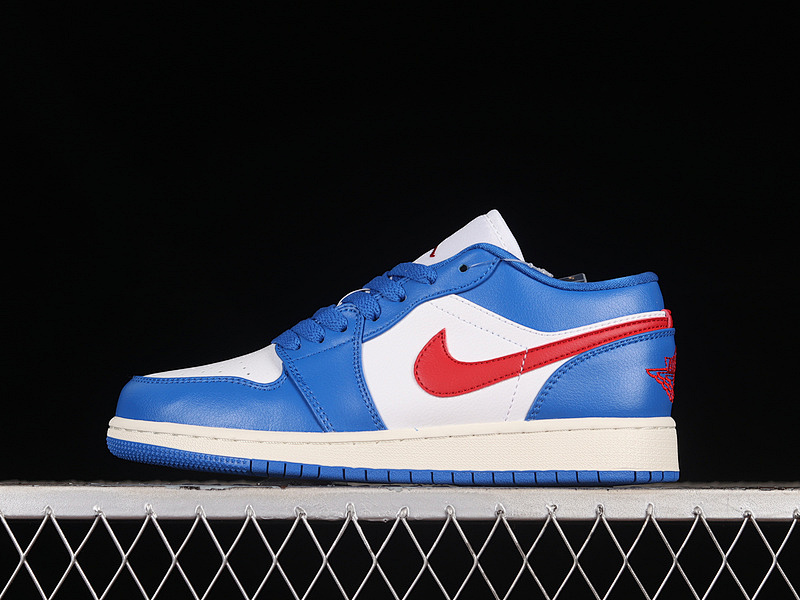 Jordan AIR Jordan 1 LOW SPORT BLUE/GYM RED-WHITE-SAIL · DC0774-416, photo 1