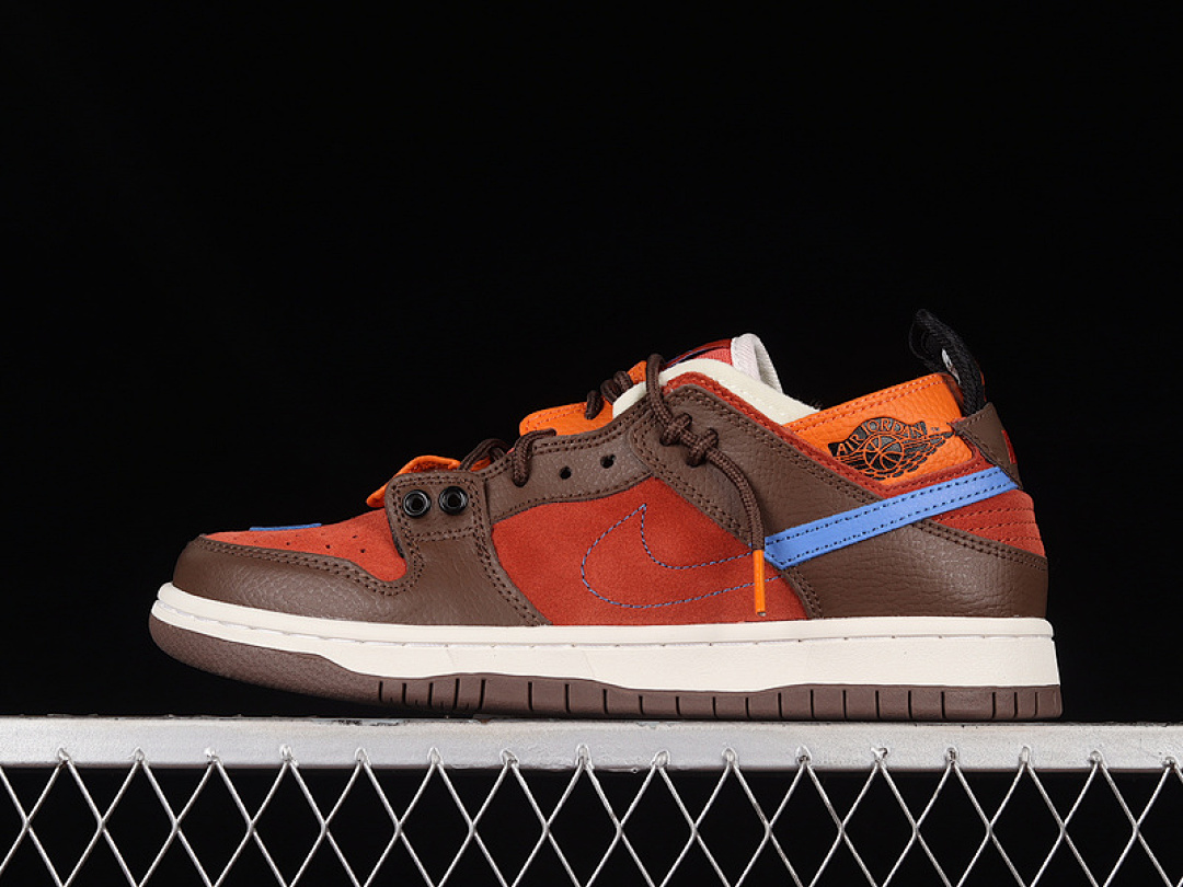 Nike SB DUNK LOW BROWN/ORANGE · BQ6817-066, photo 1