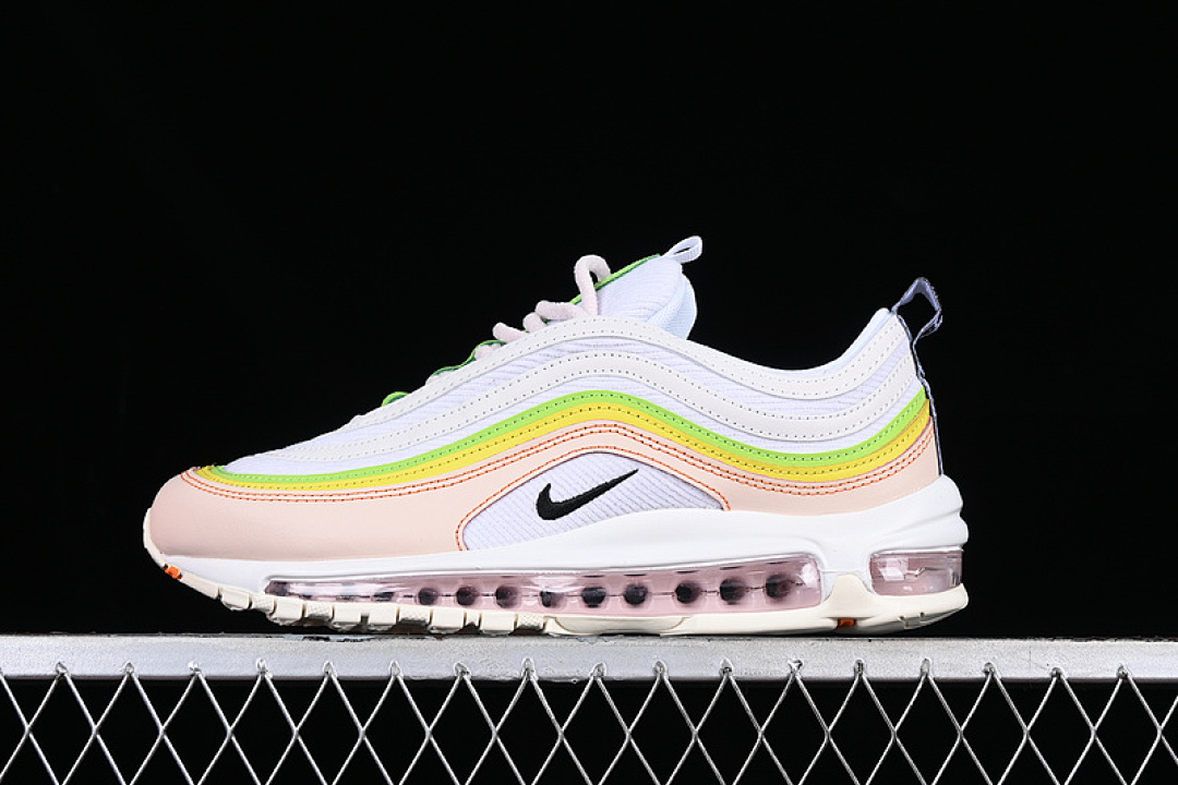 Unbranded [FD0870-100]-[WMNS AIR MAX 97 FEEL LOVE WHITE/PEARL PINK/ACTION GREEN/BLACK]-[WOMAN:36-41], photo 1