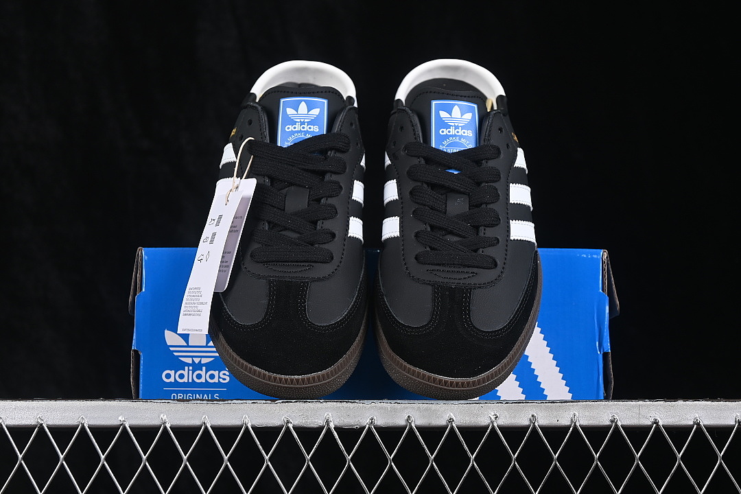 Adidas [LB3815]-[SAMBA OG CLOVER CASUAL HALF DRAG BLACK/WHITE]-[WOMAN:35-39]-[MAN:40-45] - Image 12