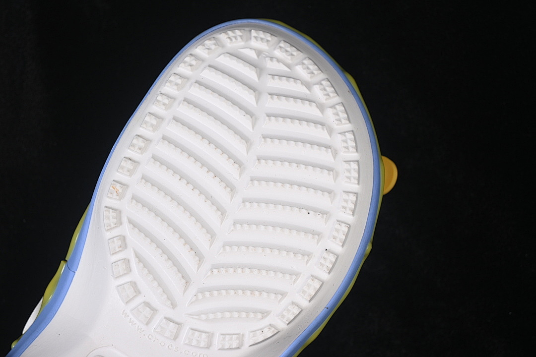 Crocs [ROUND-TOED THICK-SOLED SLIPPERS WHITE/YELLOW/BLUE]-[WOMAN:34-39]-[MAN:40] - Image 3