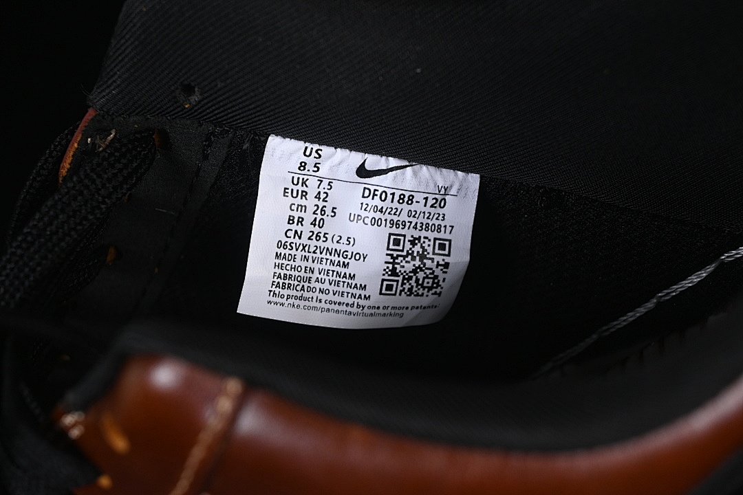 Nike [DF0188-120]-[AIR FORCE 1 07 LOW BROWN/BLACK/WHITE]-[WOMAN:36-39]-[MAN:40-45] - Image 6