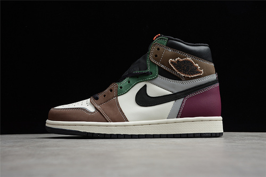 Jordan [DH3097-001]-[GZ AIR JORDAN 1 HIGH HANDCRAFTED BLACK/ARCHAEO BROWN/DARK (CHOCOLATE]), photo 1