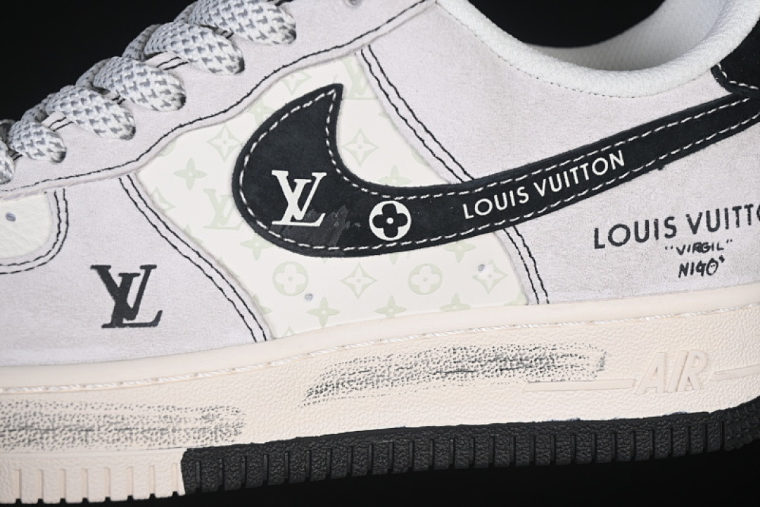 Nike [CX5050-Y06]-[AIR FORCE 1 07 LOW LV WHITE/GREY/BLACK]-[WOMAN:36-39]-[MAN:40-45] - Image 8