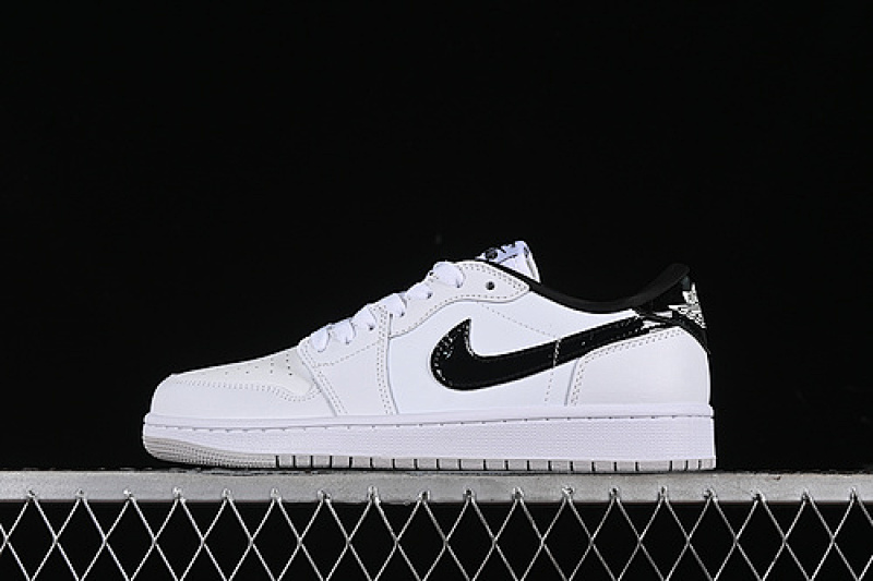 Jordan AIR Jordan 1 LOW 85 METALLIC BLACK WHITE/BLACK/NEUTRAL GREY · FB9933-102, photo 1