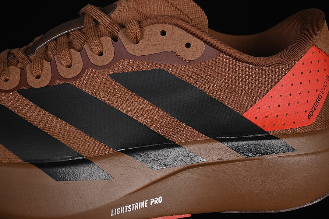 Adidas [KJ8809]-[ADIZERO EVO SL PRELOVED BROWN/RED/PRELOVED BROWN]-[WOMAN:39]-[MAN:40-46] - Image 8