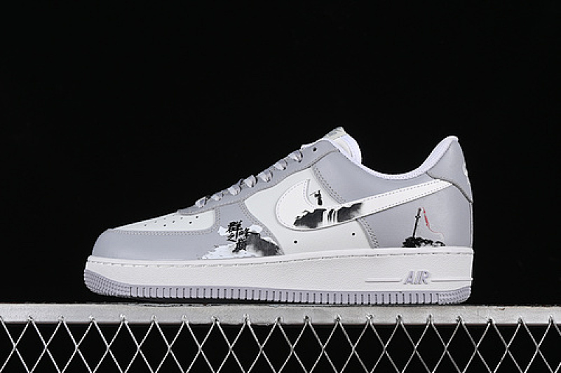 Nike Nike AIR FORCE 1 07 LOW TOP OF THE PEAKS WHITE/GREY/BLACK · CW1888-060, photo 1