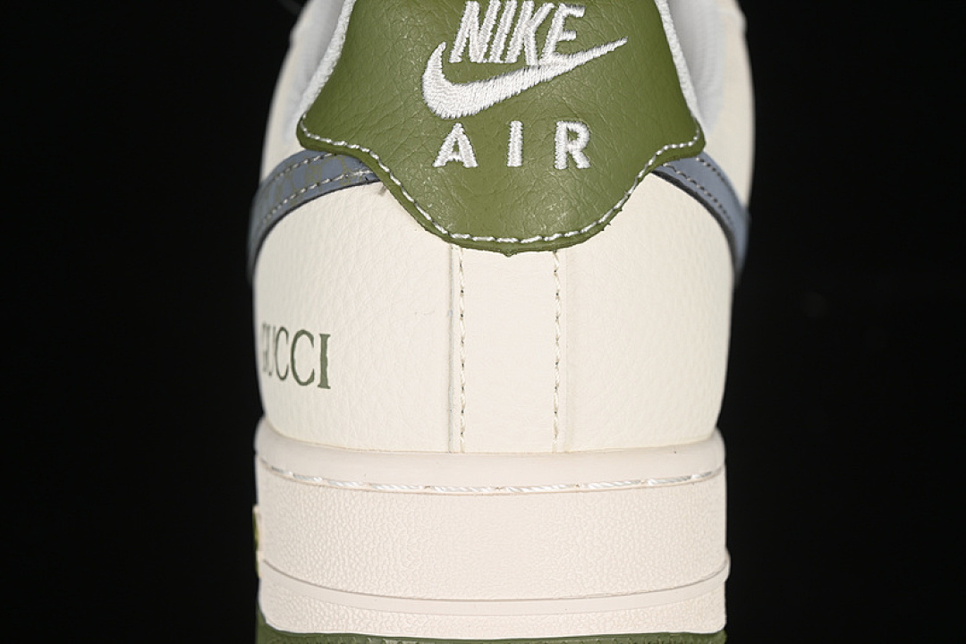 Nike [XS1958-563]-[AIR FORCE 1 07 LOW WHITE/GREY/GREEN]-[WOMAN:36-39]-[MAN:40-45] - Image 7