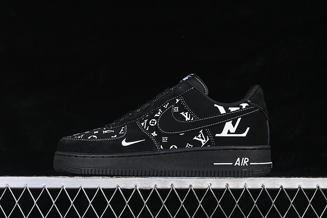 Nike [SS1979-001]-[AIR FORCE 1 07 LOW BLACK/WHITE/BLACK]-[WOMAN:36-39]-[MAN:40-45] - Image 2