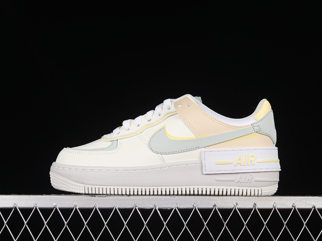 Nike [DR7883-101]-[AIR FORCE 1 SHADOW SAIL/CITRON TINT/PEARL WHITE/LIGHT SILVER]-[WOMAN:35.5-40], photo 1