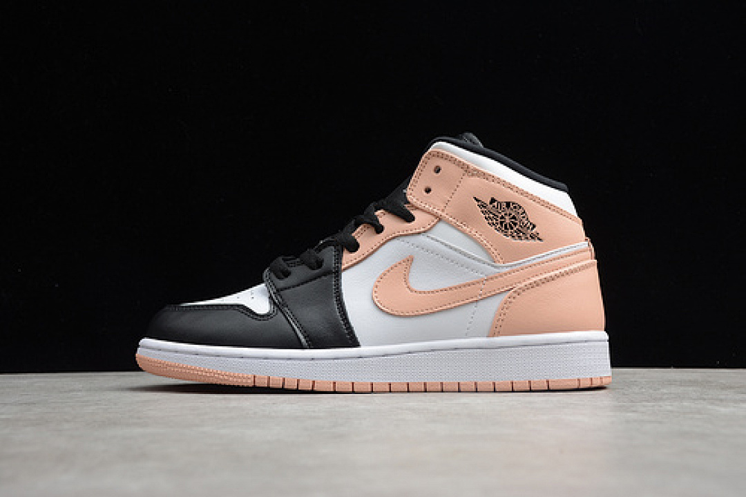 Jordan AIR Jordan 1 MID CRIMSON TINT WHITE/BLACK/PINK · 554725-133, photo 1