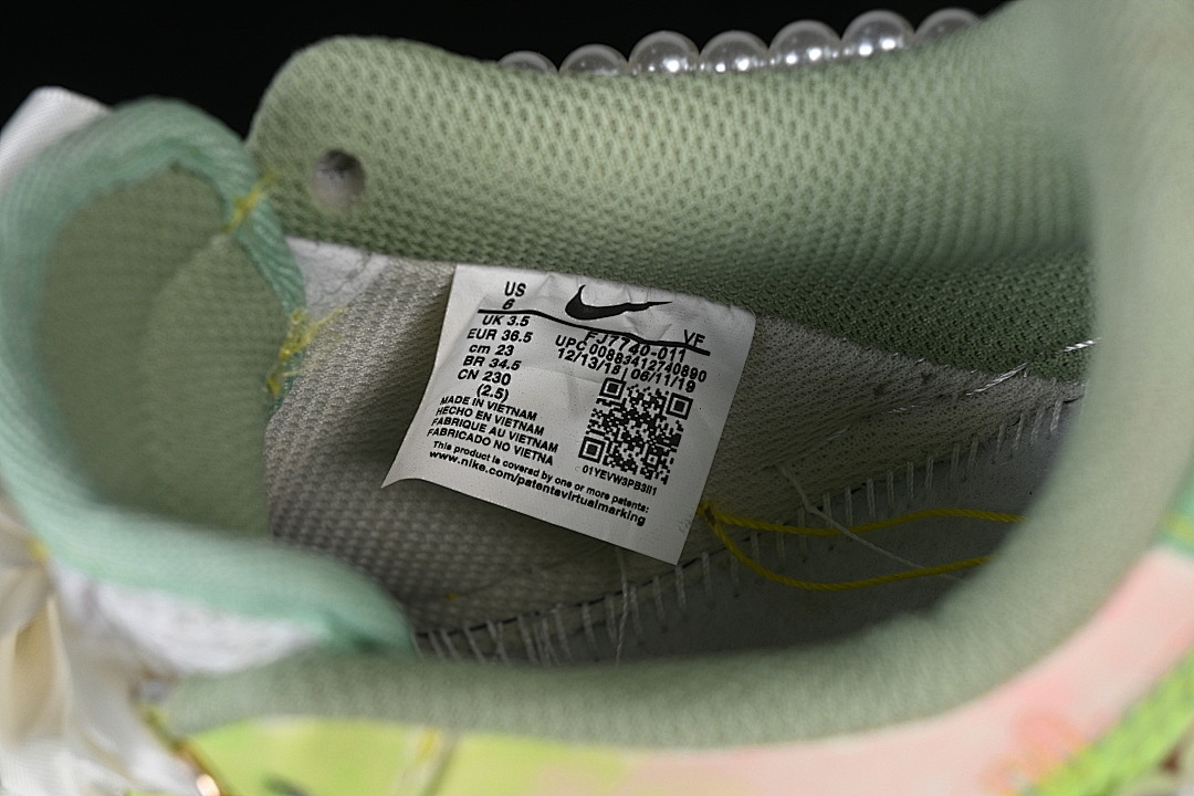 Nike [FJ7740-101]-[AIR FORCE 1 07 LOW WHITE/GREEN/PINK]-[WOMAN:36-39]-[MAN:40-45] - Image 6