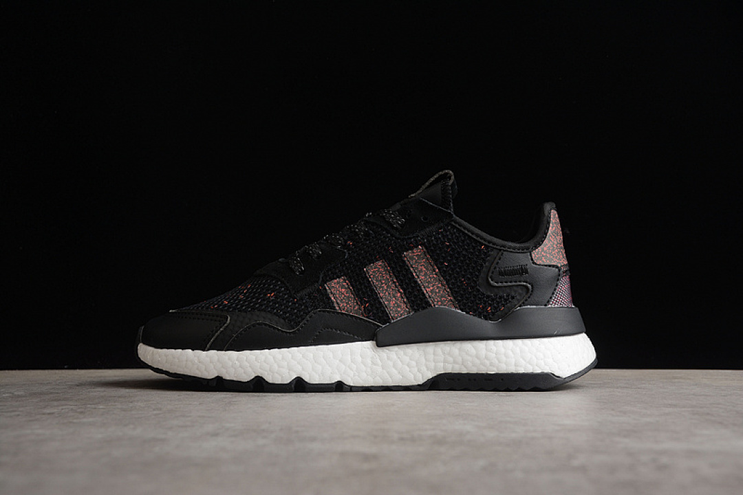 Unbranded [CG6207]-[NITE JOGGER BOOST SHOES CORE BLACK/RED/CLOUD WHITE]-[WOMAN:36-39]-[MAN:40-45], photo 1