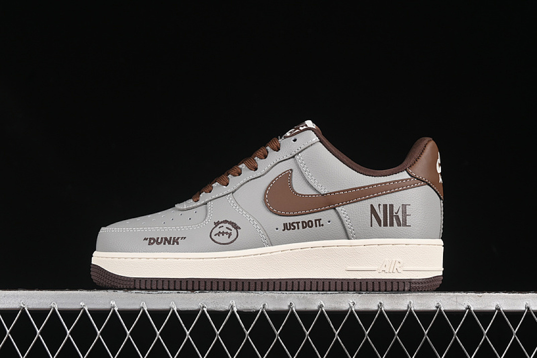 Nike [KK1988-073]-[AIR FORCE 1 07 LOW GREY/BROWN]-[WOMAN:36-39]-[MAN:40-45] - Image 2