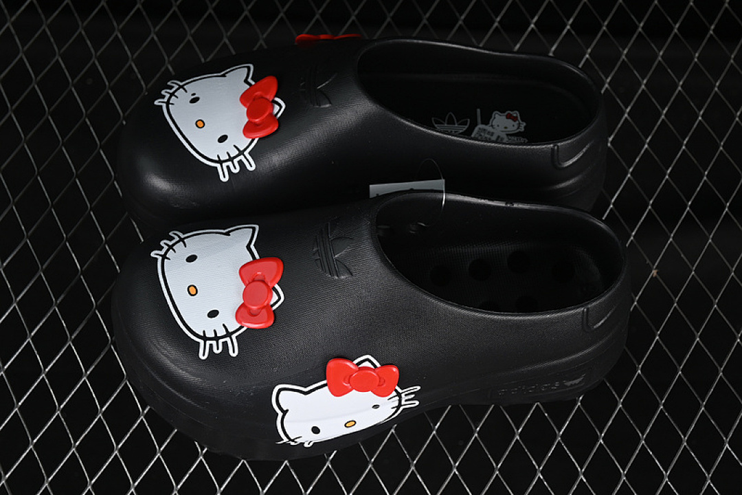 Adidas [IH0280]-[HELLO KITTY ADIFOM STAN SMITH PLATFORM MULE CORE BLACK/RED/CLOUD WHITE]-[WOMAN:36-40] - Image 8