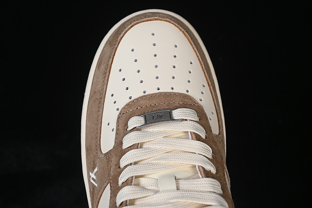 Nike [NH0601-589]-[AIR FORCE 1 07 LOW BEIGE/BROWN/DARK BLUE]-[WOMAN:36-39]-[MAN:40-45] - Image 10