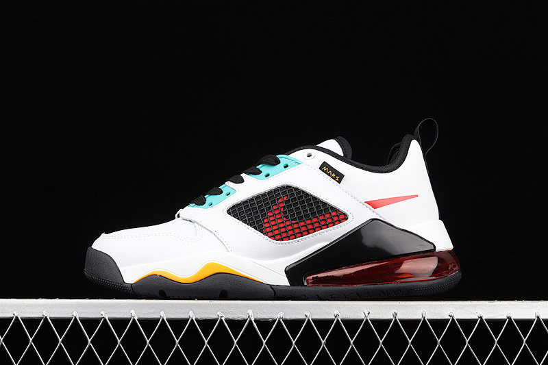 Jordan Jordan MARS 270 LOW WHITE/LASER ORANGE/HYPER JADE/BRIGHT CRIMSON/BLACK · DB5919-181, photo 1