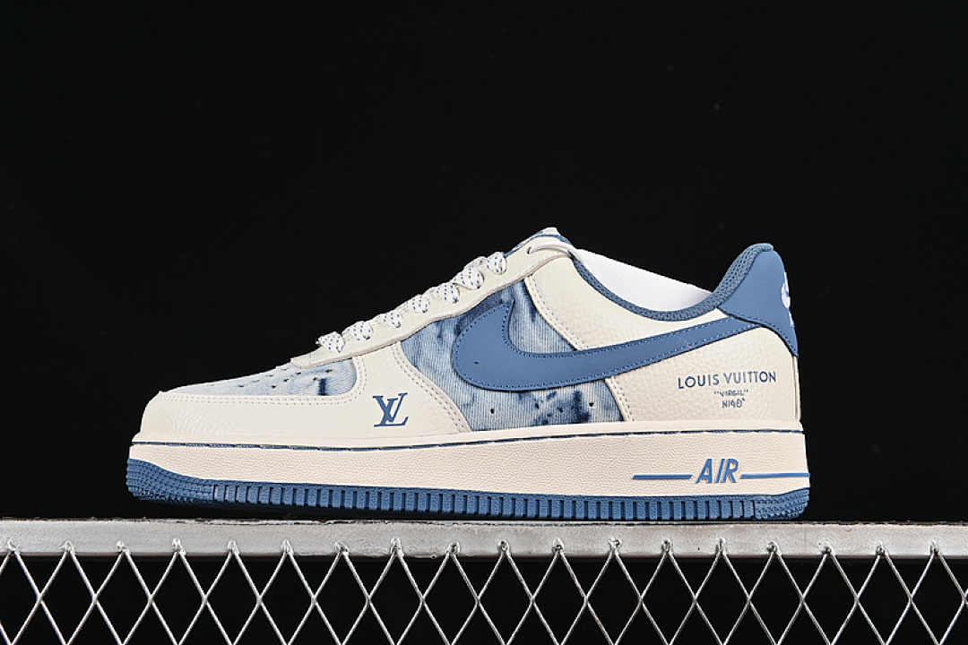 Nike [LW9279-019]-[AIR FORCE 1 07 LOW LV WHITE/BLUE]-[WOMAN:36-39]-[MAN:40-45] - Image 2