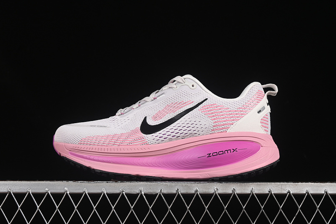 Nike [HM6804-105]-[AIR ZOOM VOMERO 18 SUMMIT WHITE/ELEMENTAL PINK/RED PLUM/BLACK]-[UNISEX:36-46] - Image 2