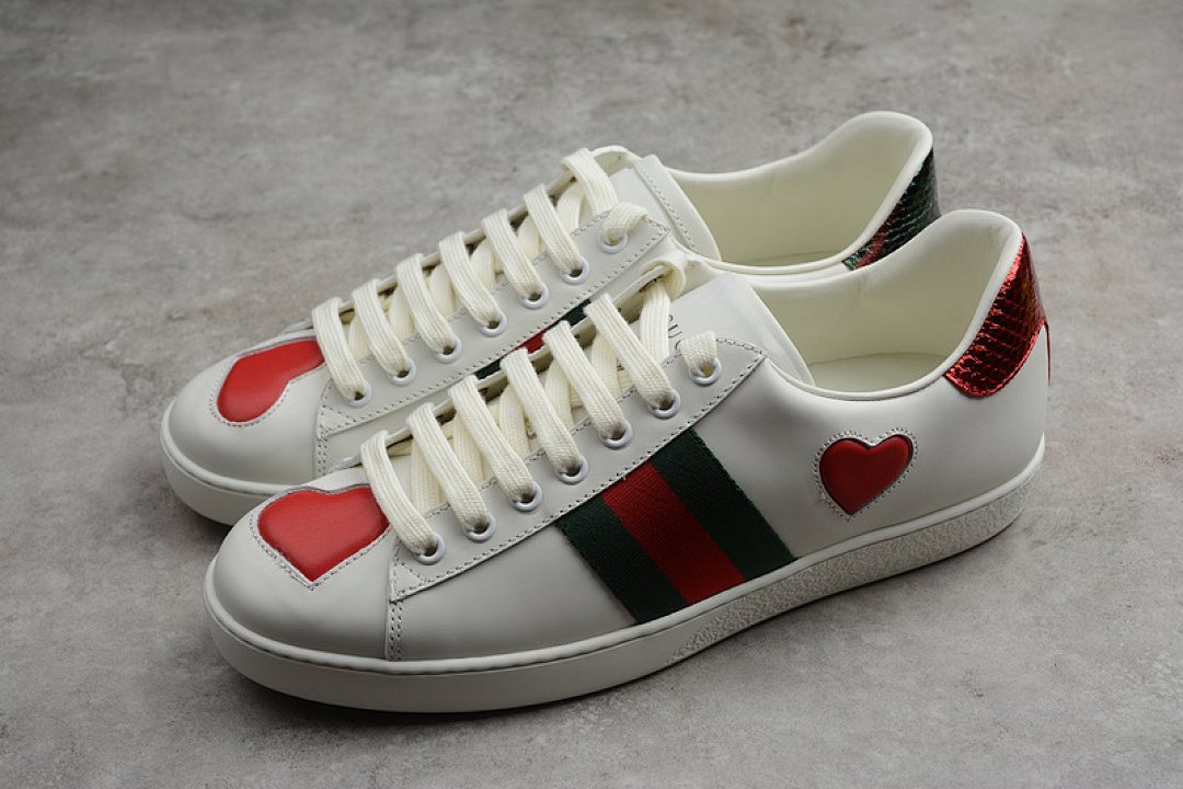 Gucci [GU*CCI ACE EMBROIDERED LOW-TOP SNEAKER WHITE/GREEN/RED]-[WOMAN:35-39]-[MAN:40-44] - Image 10