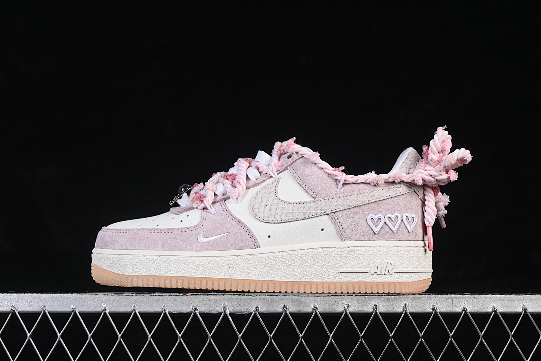 Nike [FA5066-111]-[AIR FORCE 1 07 LOW WHITE/PINK]-[WOMAN:36-39]-[MAN:40-45] - Image 2