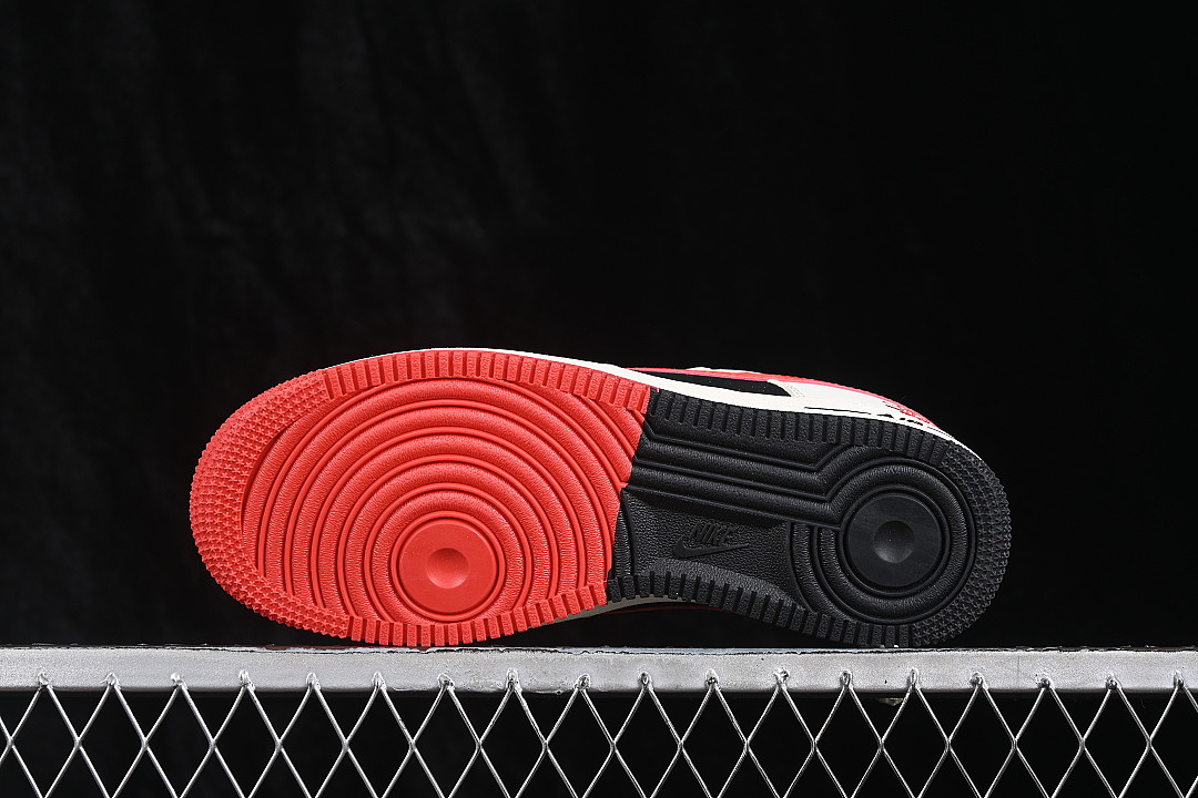 Nike [DF0188-150]-[AIR FORCE 1 07 LOW CASUAL SNEAKERS WHITE/BLACK/RED]-[WOMAN:36-39]-[MAN:40-45] - Image 15