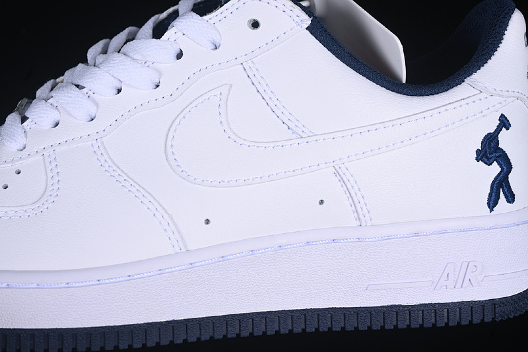 Nike [IB5720-100]-[LIL YACHTY X AIR FORCE 1 07 LOW WHITE/WHITE/MIDNIGHT NAVY/DARK POWDER (BLUE]) - Image 8