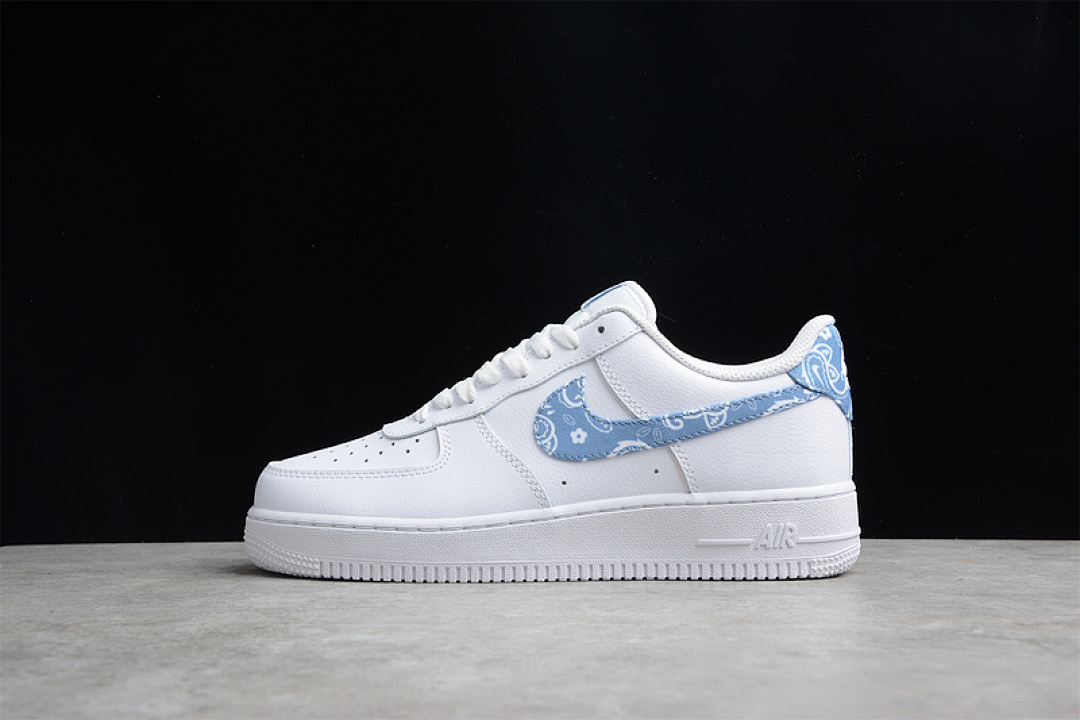 Nike [DH4406-100]-[AIR FORCE 1 LOW 07 ESSENTIALS BLUE PAISLEY WHITE/WORN BLUE/WHITE]-[UNISEX:36-45], photo 1