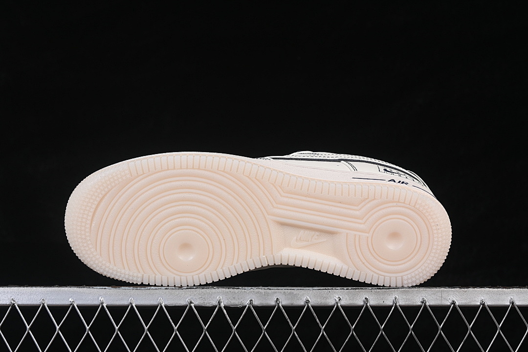 Nike [SM6668-131]-[AIR FORCE 1 07 LOW CASUAL SNEAKERS WHITE/BLACK/WHITE]-[WOMAN:36-39]-[MAN:40-45] - Image 15