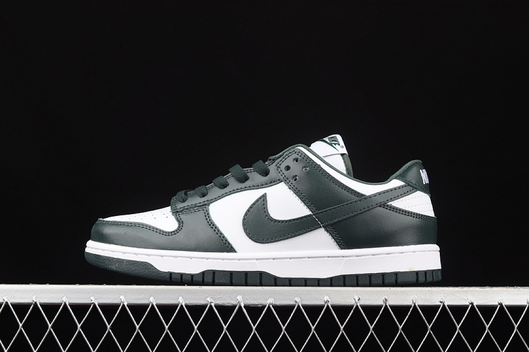 Unbranded [DD1391-101]-[SB DUNK LOW MICHIGAN STATE WHITE/TEAM GREEN/WHITE/TOTAL ORANGE]-[UNISEX:36-45], photo 1