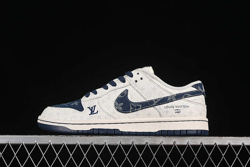 Louis Vuitton Nike SB DUNK LOW LV WHITE/BLUE · SC9772-802, photo 1