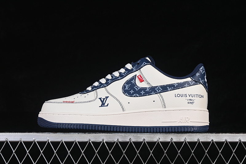 Nike Nike AIR FORCE 1 07 LOW CASUAL SNEAKERS WHITE/BLUE · LV2288-003, photo 1