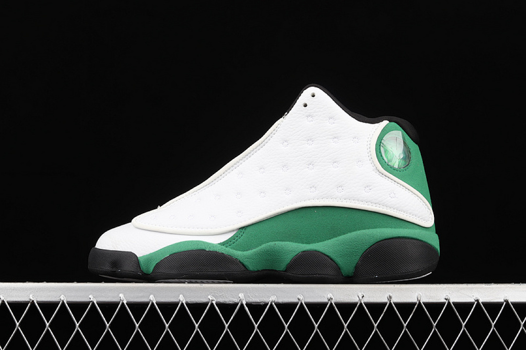 Jordan [414571-113]-[AIR JORDAN 13 RETRO WHITE/BLACK/LUCKY GREEN]-[WOMAN:36-39]-[MAN:40-45], photo 1