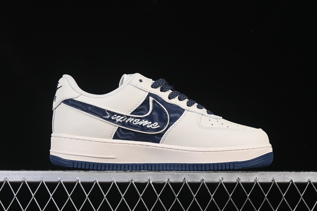 Nike [XY2025-001]-[AIR FORCE 1 07 LOW SUPREME BEIGE/BLUE]-[WOMAN:36-39]-[MAN:40-45] - Image 16