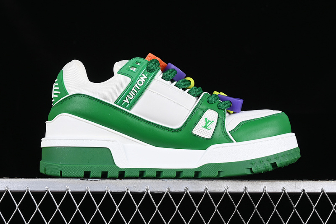 Louis Vuitton [TRAINER WHITE/GREEN/ORANGE]-[MAN:38-45] - Image 15