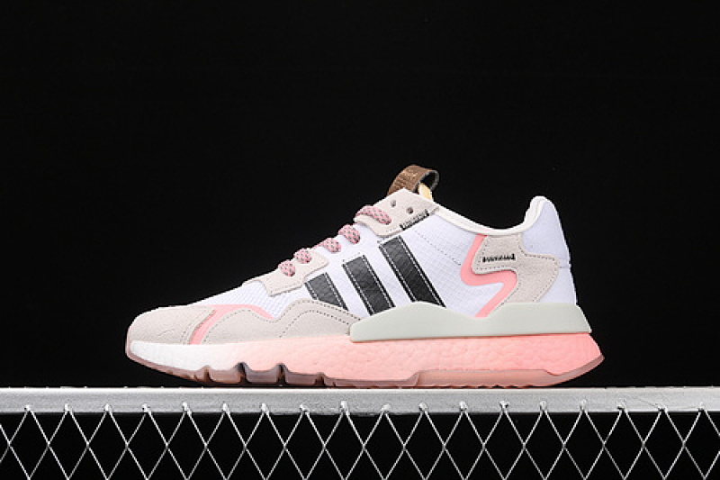 NITE JOGGER SHOES CLOUD WHITE/CORE BLACK/GLOW PINK · FV8431, photo 1