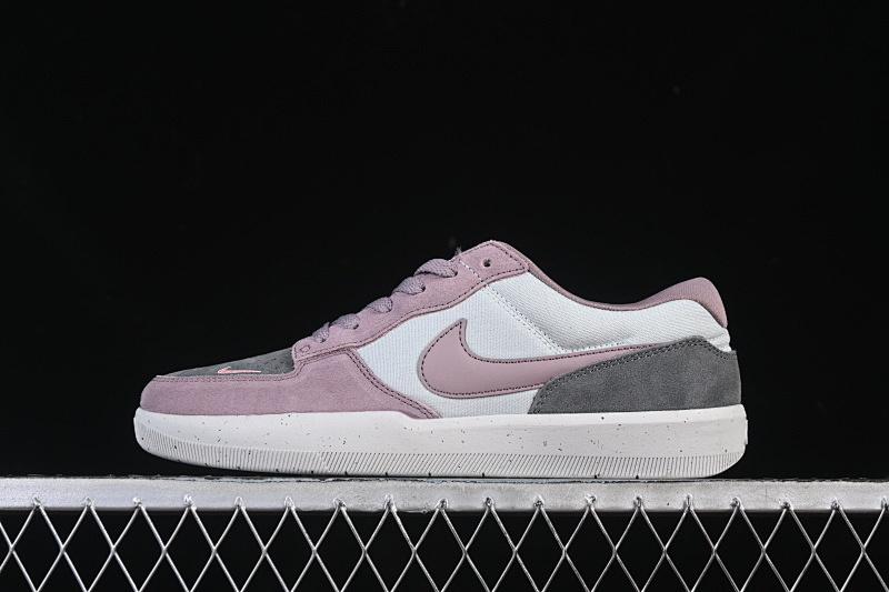 Purple FORCE 58 SIMPLE RETRO SKATE SHOES GREY/PURPLE/WHITE · DV5477-010, photo 1