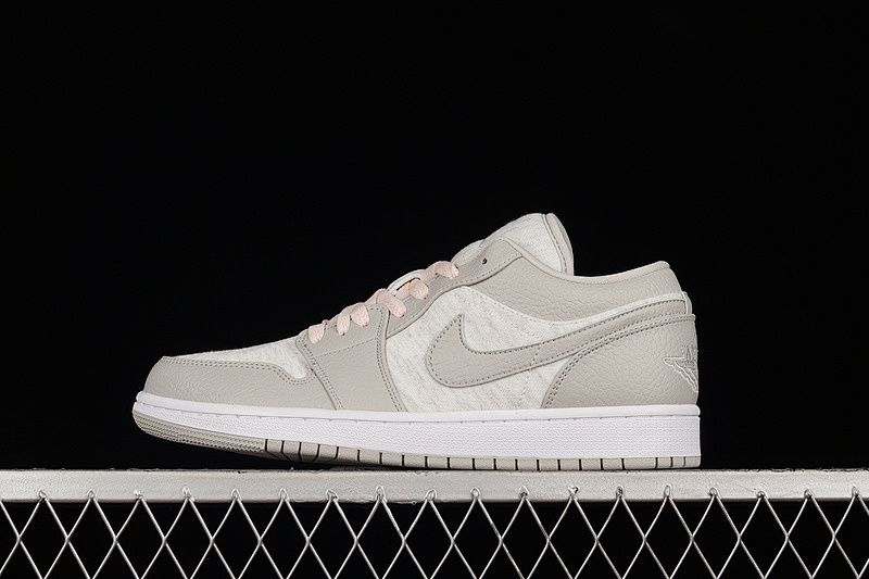 Jordan AIR Jordan 1 LOW SE LIGHT IRON ORE/WHITE/ATMOSPHERE · DQ6076-001, photo 1