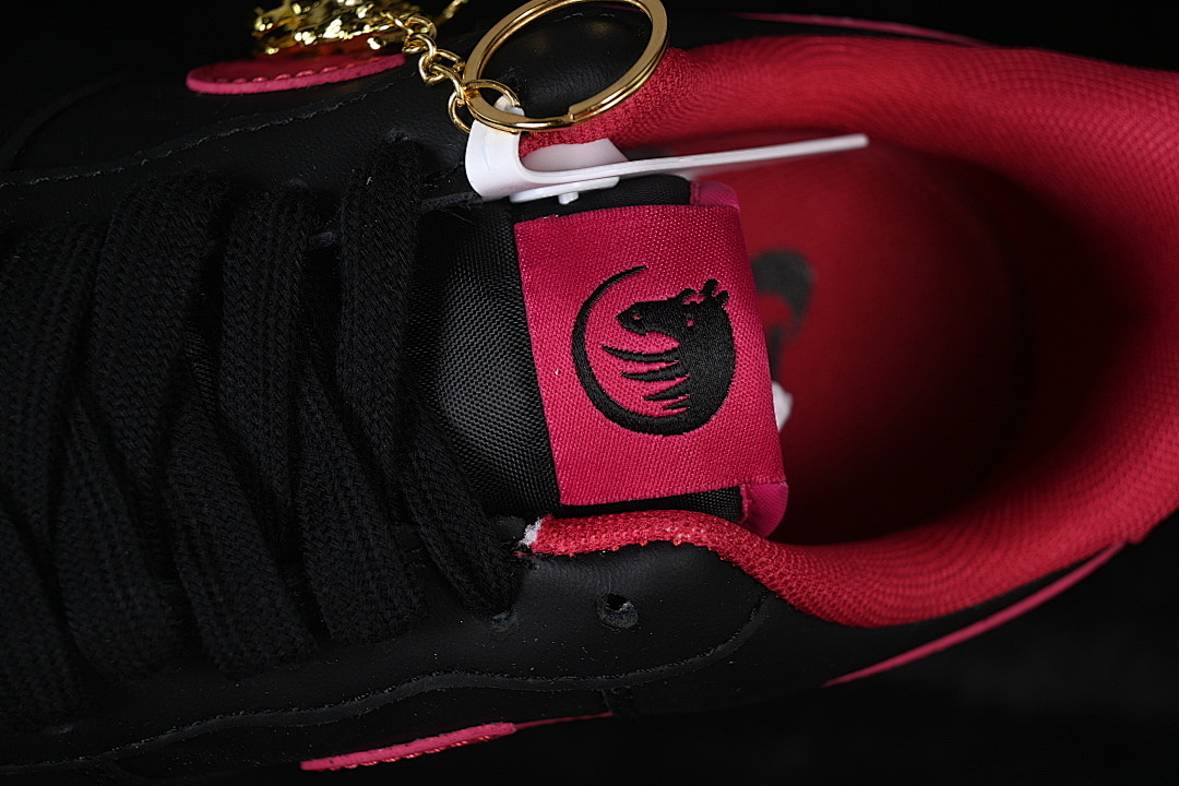 Nike [FV3694-102]-[AIR FORCE 1 07 LOW CASUAL SNEAKERS RED/BLACK]-[WOMAN:36-39]-[MAN:40-45] - Image 8