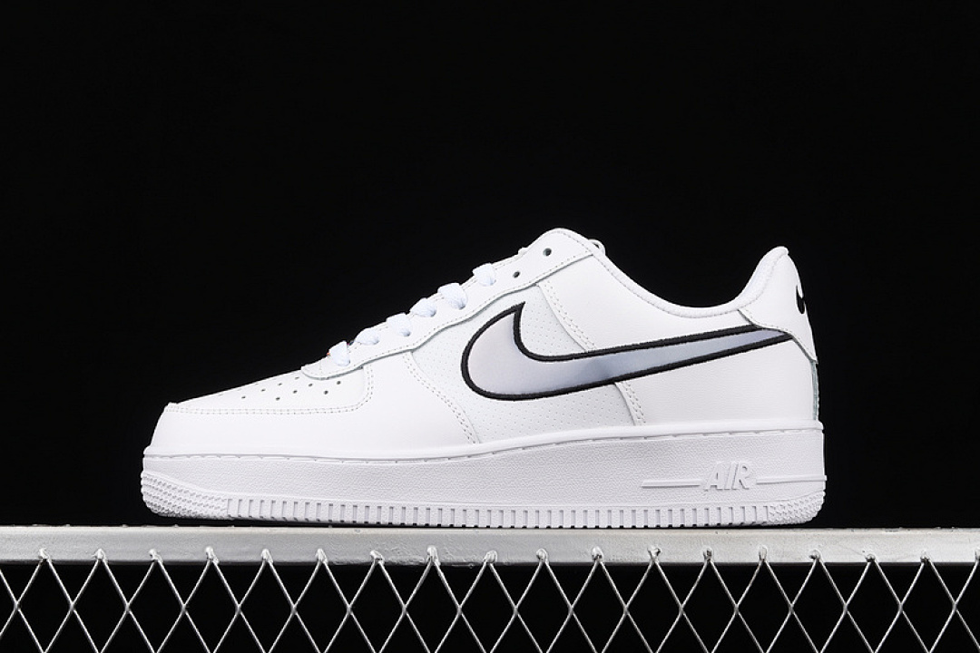 Nike [DN4925-100]-[AIR FORCE 1 LOW WHITE/BLUE/IRIDESCENT]-[WOMAN:36-39]-[MAN:40-45], photo 1