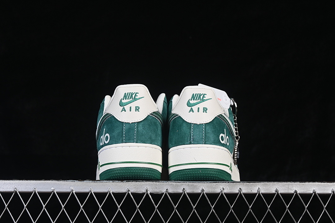 Nike [SY1388-011]-[AIR FORCE 1 07 LOW CASUAL SHOES DARK GREEN/WHITE]-[WOMAN:36-39]-[MAN:40-45] - Image 13