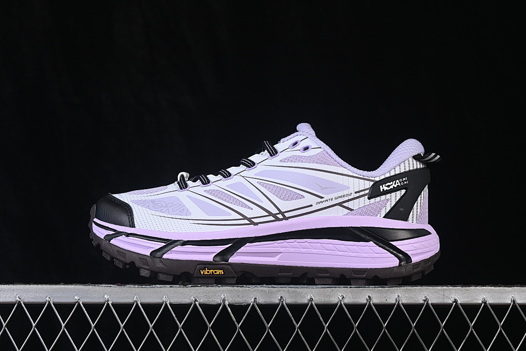 Hoka [1126851-ISF]-[HOKA ONE RUNNING SHOES IRIS FLOWER/WHITE]-[WOMAN:36-39]-[MAN:40-46] - Image 2