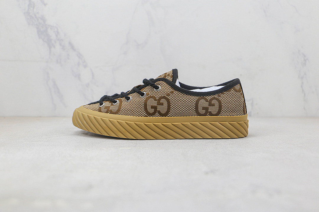 Unbranded [GU*CCI X DIS*NEY CLOTH SHOES LIGHT BROWN/BLACK/BROWN]-[WOMAN:35-39]-[MAN:40-45], photo 1