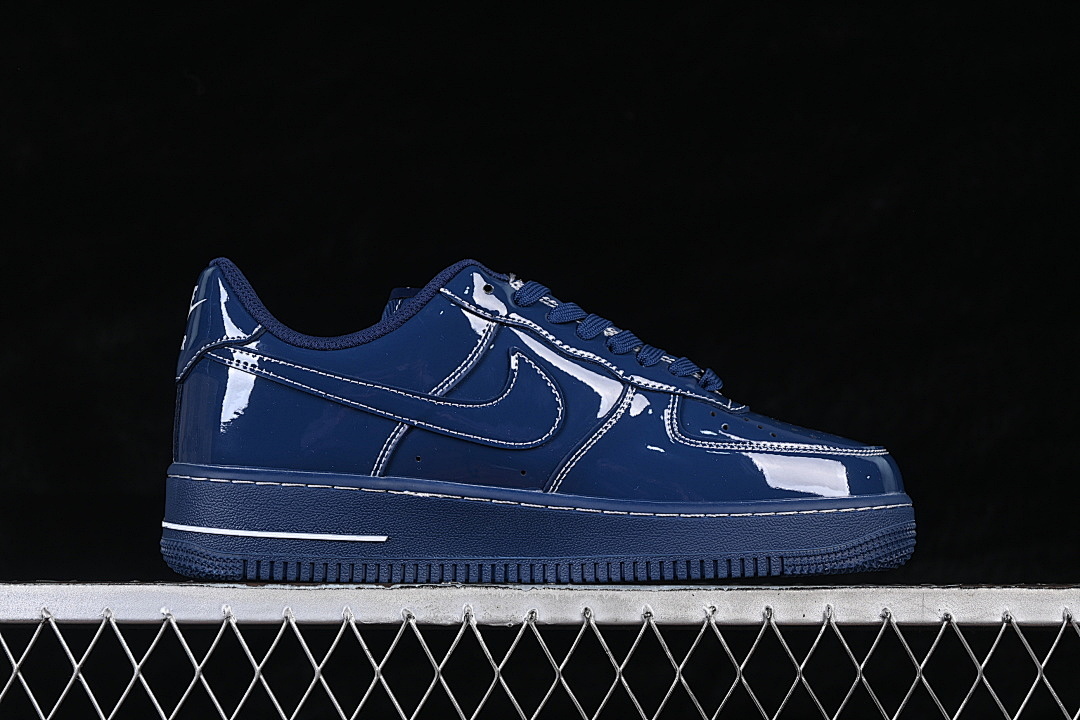 Nike [NH0601-524]-[AIR FORCE 1 07 LOW CASUAL SNEAKERS NAVY BLUE/NAVY BLUE]-[WOMAN:36-39]-[MAN:40-45] - Image 16
