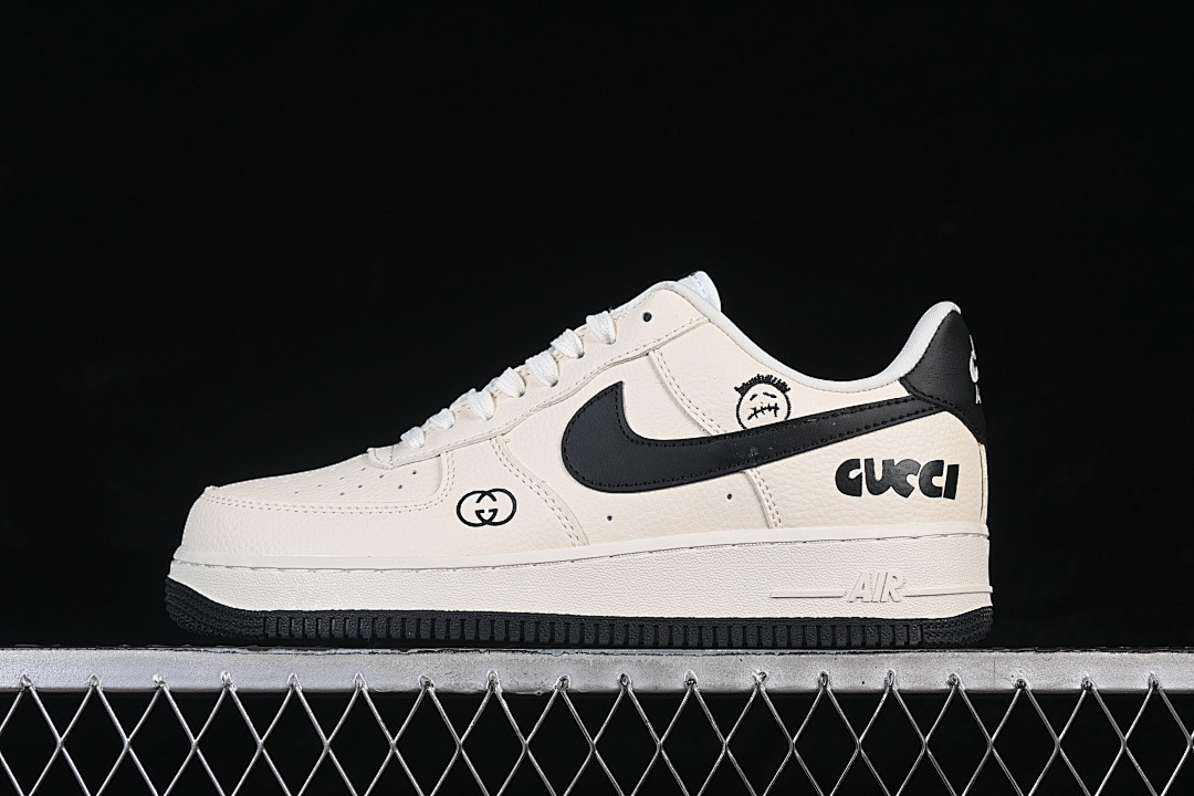 Nike [LD1999-018]-[AIR FORCE 1 07 LOW CASUAL SNEAKERS WHITE/BLACK]-[WOMAN:36-39]-[MAN:40-45] - Image 2