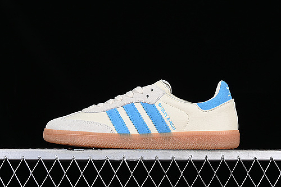 Adidas [IE7096]-[SAMBA VEGAN OG GREY/BLUE/BROWN]-[WOMAN:36-39]-[MAN:40-45] - Image 3